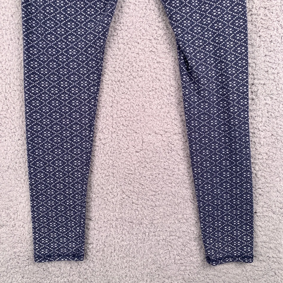 Leggings femininas Abercrombie & Fitch KIDS tamanho XL elástico geométrico ioga treino - Imagem 3 de 4