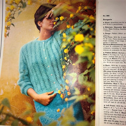 1960's Reynolds Designer Sweater Knitting Patterns Vol 36 - Picture 3 of 14