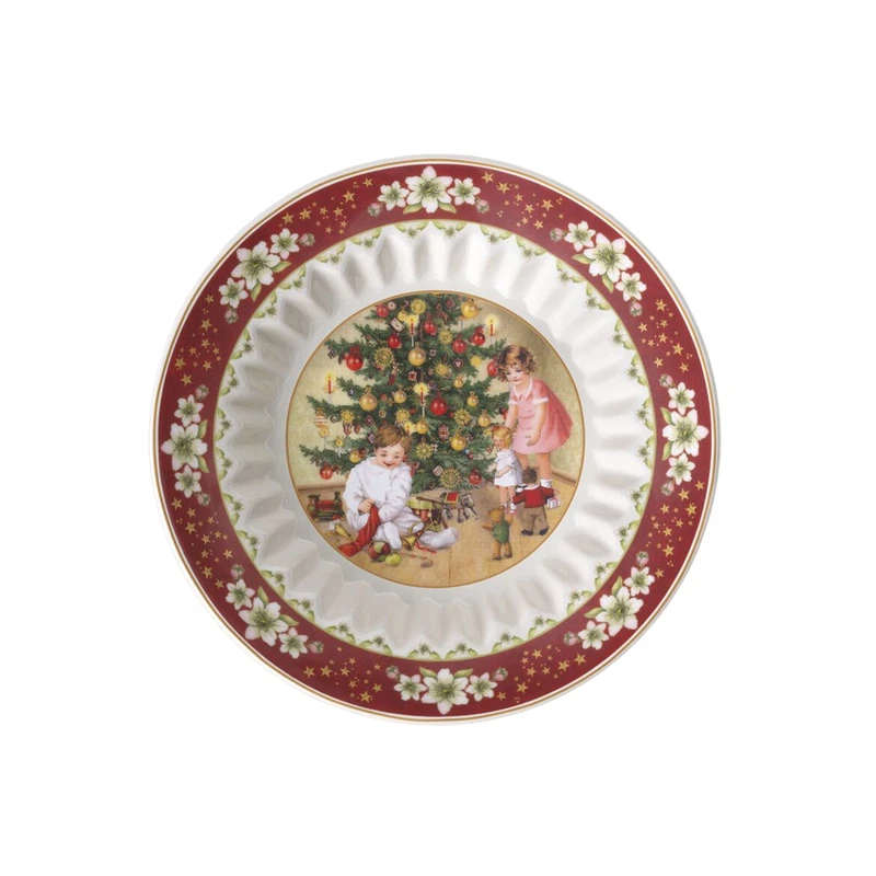 Ciotola Coppa Natale Piccola Bambini Villeroy & Boch Toy's Fantasy Porcellana