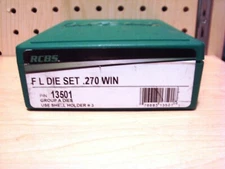 RCBS F L Die Set 270 WIN # 13501 NEW