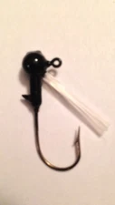 10 Pack 1/16th Oz Weedless Painted Crappie Jig Heads