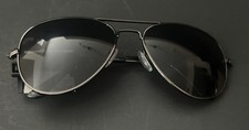 Men's SunGlasses SONOMA Aviator Pilot Metal Frame Black Polarized Lens
