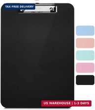 Mr. Pen- Plastic Clipboard, Letter Size, Black, Clipboard Plastic, Low-Profile M