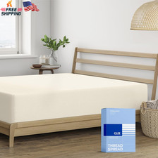 Thread Spread 100 Cotton Queen Fitted Sheet Only - 400 Series Glee Collection C
