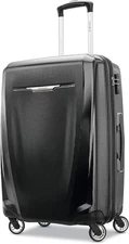 Samsonite Winfield 3 DLX 25" Hardside Expandable Luggage W/ Spinners, Black NOB