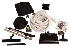 CENTRAL VAC KIT-TITAN T7,PRIME,35FT D/C HOSE TITAN DELUXE POWER NOZZLE,PREMIUM