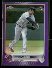 2022 Topps Chrome Update #USC196 Alex Faedo Purple Refractor