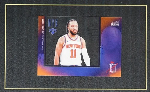 2025 Topps Signature Jalen Brunson Base (RAW)