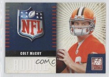 2010 Donruss Elite NFL Shield 143/999 Colt McCoy #7 Shield 0a1