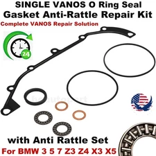 SINGLE VANOS O Ring Seal Gasket Repair Kit Anti-Rattle For BMW 3 5 7 Z3 Z4 X3 X5