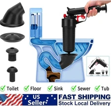 Power Toilet Plunger Set Drain Clog Remover Drain Snake Tub Drain Opener Drain