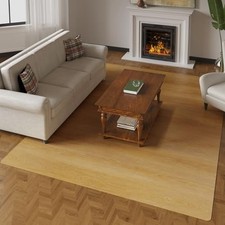  Area Mat for Living Room, 5' x 6'6" Plastic Floor Mat for Home, Waterproof 