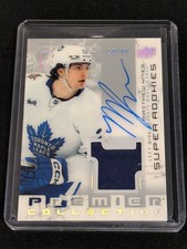 2023-24 UD Premier Matthew Knies Super Rookie Patch Auto /99 RC #SRR-MK