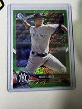 2018 Bowman Chrome Baseball Albert Abreu Green /99