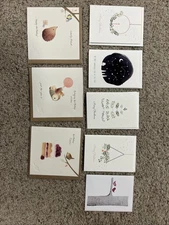 Set Of 8 Christmas And Birthday Cards 