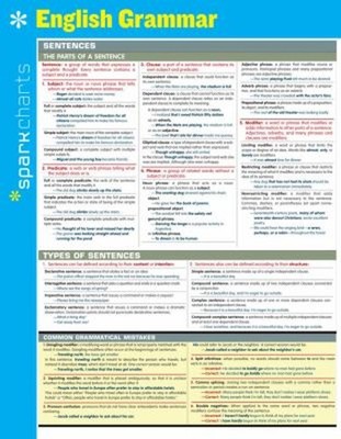 English Grammar SparkCharts SparkNotes