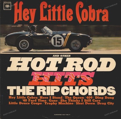 The Rip Chords - Hey Little Cobra And Other Hot Rod Hits USA Mono LP 1964 ´