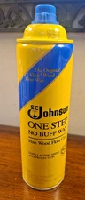SC Johnson One Step No Buff Wax Fine Wood Floor Care 22 oz Spray Wax Unopened