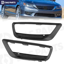 For 2013-2015 Honda Accord LX EX EX-L Pair Left＋Right Fog Light Cover Trim Bezel