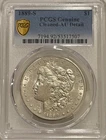 1889 S Morgan Silver Dollar PCGS AU Details Tougher Date Morgan