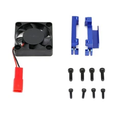 1:10 Aluminum+ABS Power Cooling Fan Kit For TRAXXAS Slash 4X4 2WD Brushless ESC