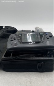 Sega Game Gear Black Portable Video Game Handheld System Bundle With Games