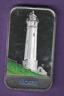 ALCATRAZ  LIGHTHOUSE – ENAMELED    .999 SILVER ART BAR