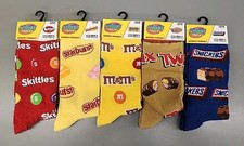 Crazy Crew Novelty Socks for Men Size 6-12 Candy Lot of 5