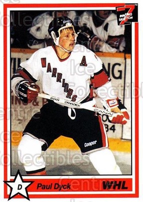 1990-91 7th Inning Sketch WHL #160 Paul Dyck, Jeff Calvert