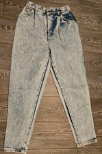 1980s Vintage Levi's Womens Size 9 Acid Wash Orange Tab
