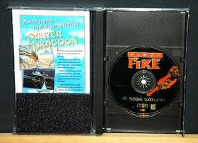 4 SEGA SATURN GAME LOT - CLOCKWORK KNIGHT- TOMB RAIDER- BUG- BLACK FIRE