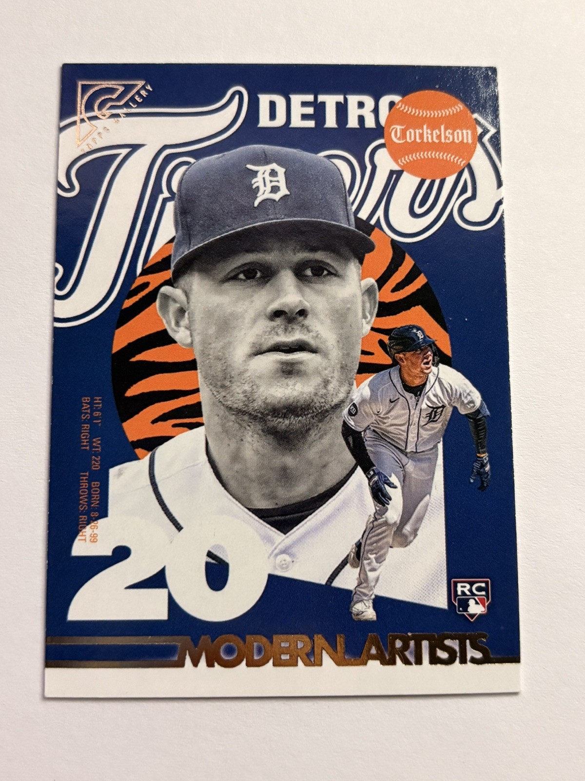 2022 Topps Gallery #MA-23 Spencer Torkelson Modern Artists Detroit Tigers RC