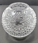 VTG WATERFOLD Glandore Rose Bowl Irish Crystal Globe Beautiful