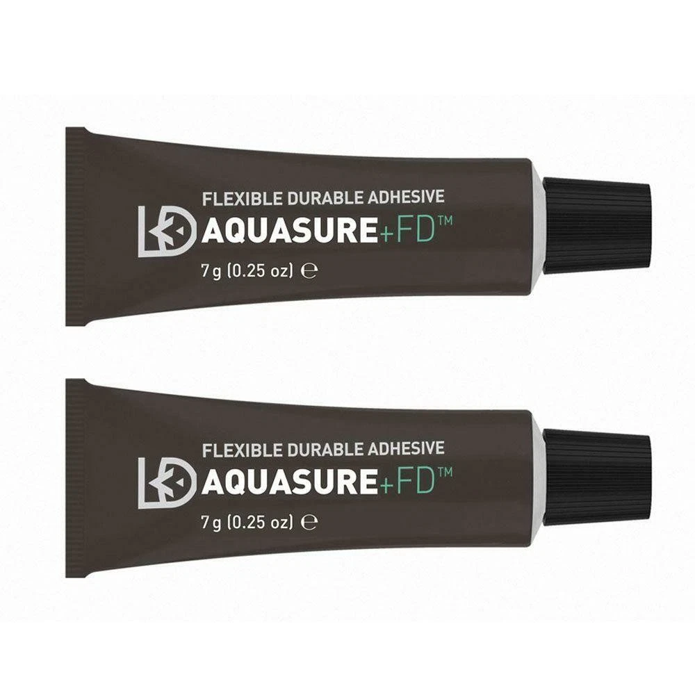 AQUASURE WADER TRAJE SECO TRAJE DE NEOPRENO BOTAS COMETAS REPARACIÓN PEGAMENTO 2 x 7g TUBOS McNETT