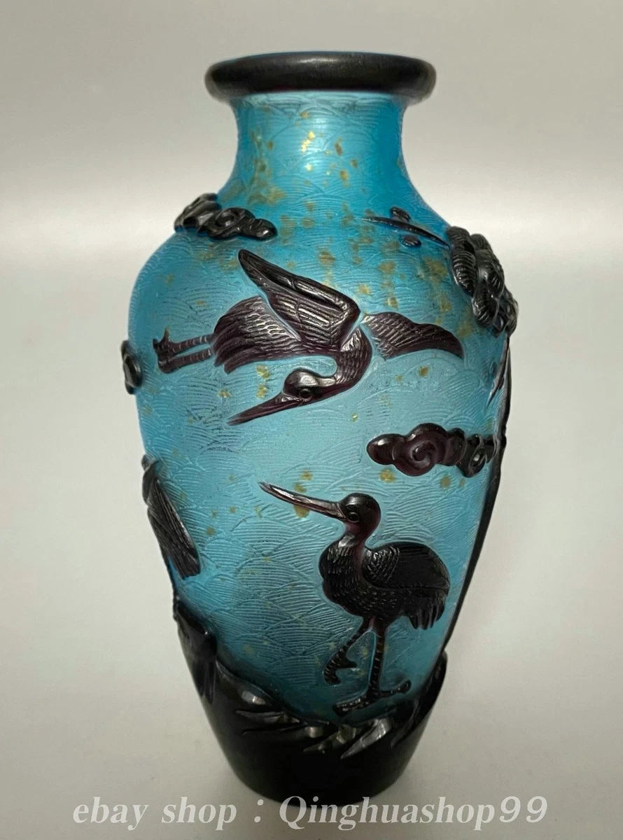 Blue Glass Antique Chinese Vases for sale | eBay