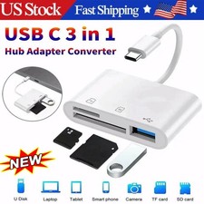 TF/SD Card Adapter Camera Reader Camera Android Type-c For iPhone17 Pro Max Plus