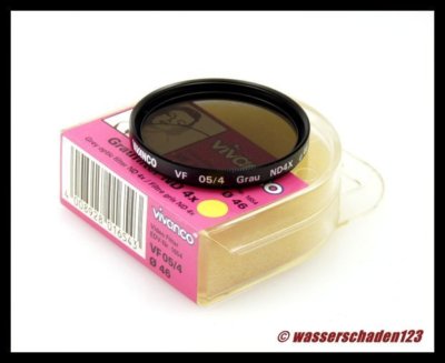 VIVANCO Graufilter ND4X FILTER GRAU 46mm M46 46 mm