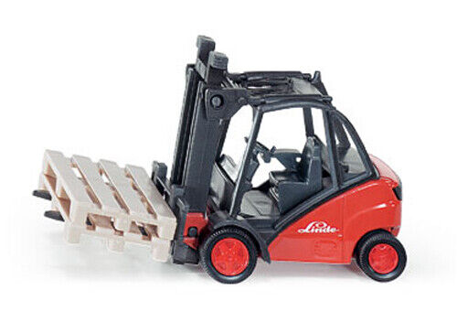 Siku Super 1722 1:50 Linde hydrostatisch 39X Gabelstapler mit Paletten Auto Modell