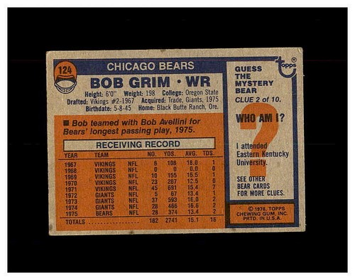 1976 TOPPS FOOTBALL #1-275 YOU PICK SEE PHOTOS OF EVERY CARD STARS *NEW LISTING* - Picture 229 of 497
