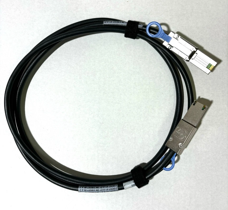 Molex SFF-8088 TO SFF-8088 Mini-SAS to Mini-SAS 2 Meter Cable. ***Tested*** - Image 2 of 4