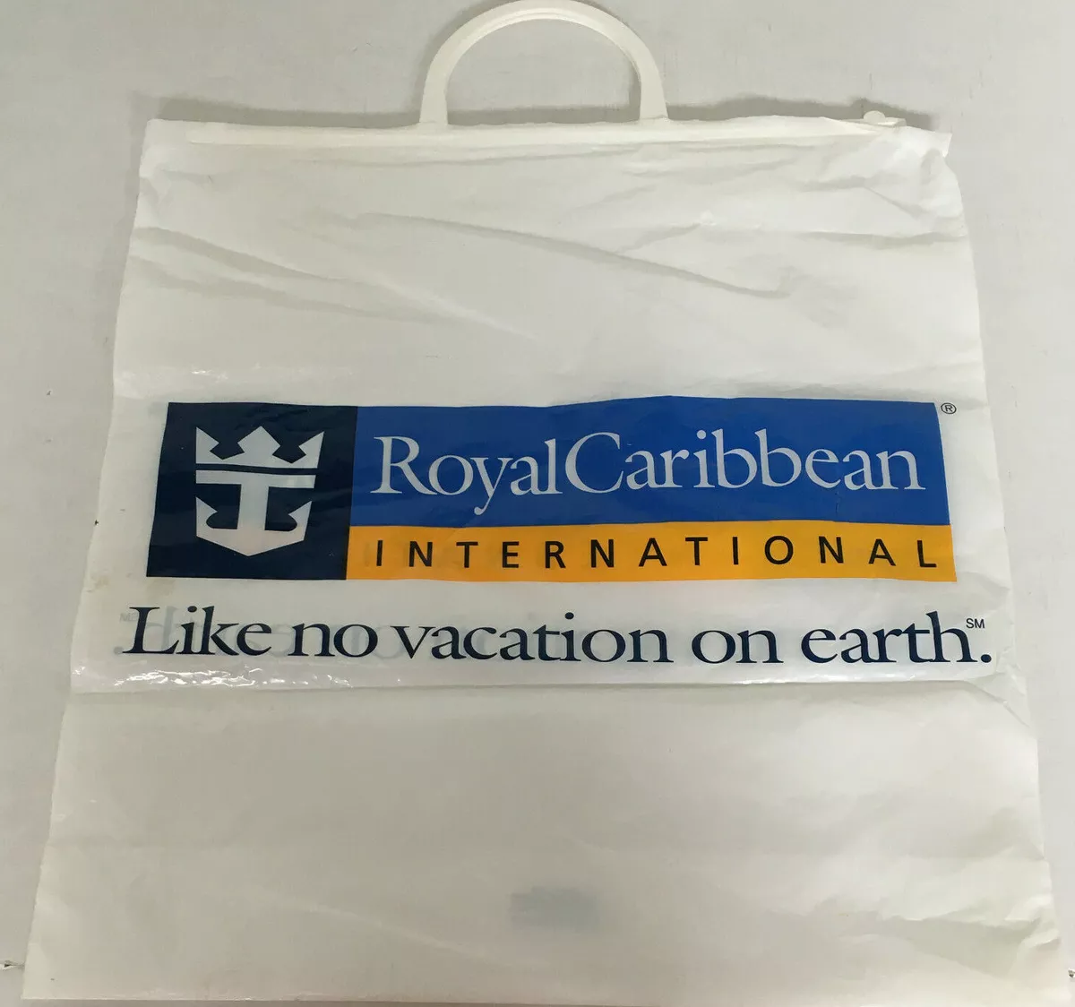 Royal Caribbean international plastic bag with handles movie photo prop