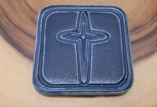 Vintage Pewabic Pottery Blue Cross Tile Detroit Michigan - McAuley Cancer Care