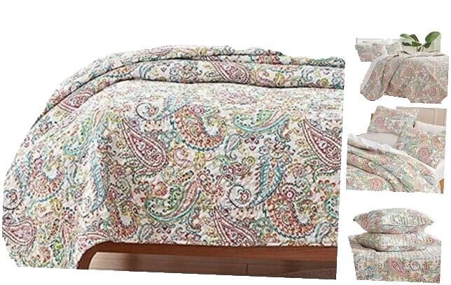 Art Deco Paisley King Edredones, colchas y cobertores para cunas