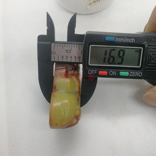 Chinese Antique Xiuyu Jade Brave Troops Pendants Antiques Miscellaneous Collect - Picture 7 of 9