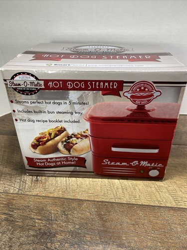 Vintage Steam O Matic Hotdog Dampfgarer Brandneu in Box/geöffnete Verpackung