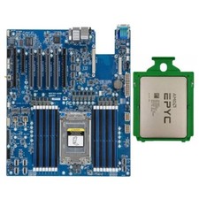 Gigabyte MZ32-AR0 Rev 1.0 Motherboard  AMD EPYC 7D12 CPU Processor Combos