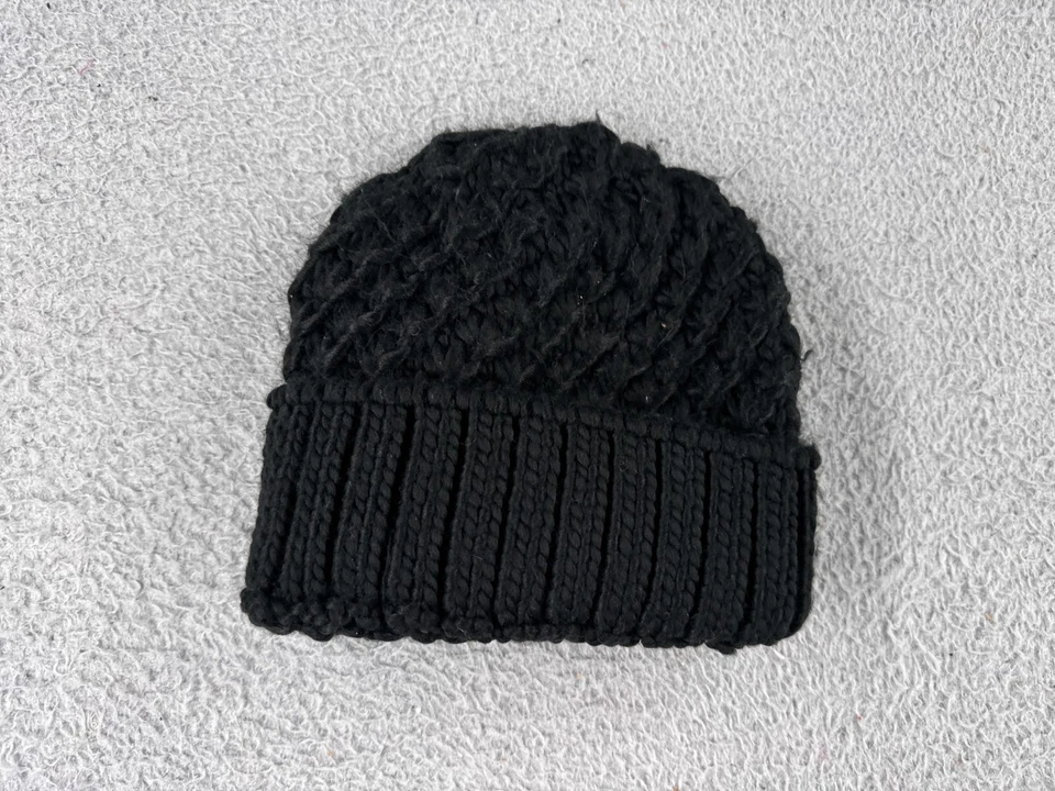 Dakine Beanie Toque Womens One Size Black Knit 100% Acrylic Winter Warm Snow Ski - Image 2 of 4