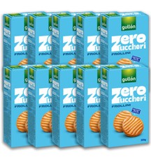 Biscotti Zero Zuccheri Frollini Gullon 330g - 10 confezioni