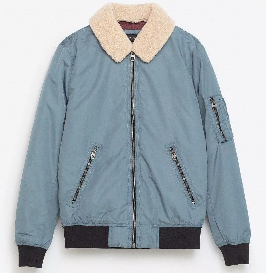 Zara mens shop sherpa jacket