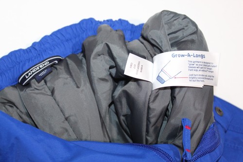 Pantalones Lands End Grow Along (eliminados) para niños talla 14 snowboard esquí nieve azules usados en excelente estado - Imagen 8 de 8